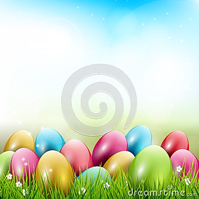 Easter background Vector Illustration