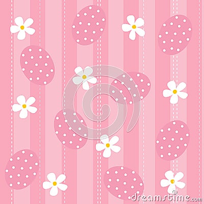 Easter background seamless pattern Stock Photo