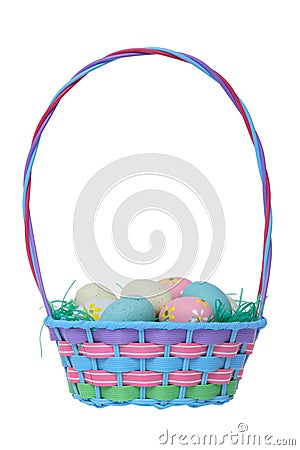 Easter basket Stock Photo