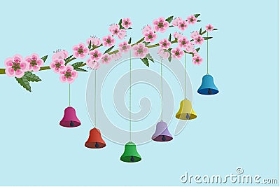 Easter and bells Stock Photo