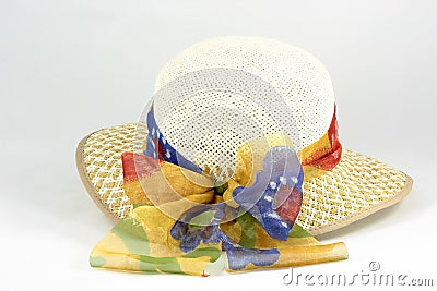 Easter bonnet showing the bow Stock Photo