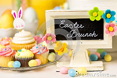 Easter brunch Stock Photo