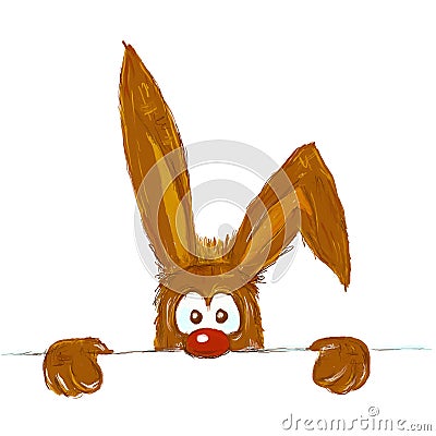 Easter bunny Stock Photo