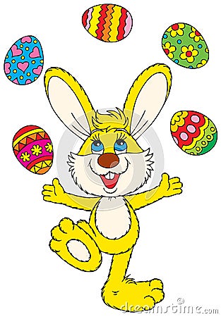 Easter Bunny Vector Illustration