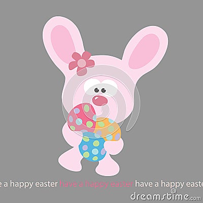 Easter Bunny Vector Illustration