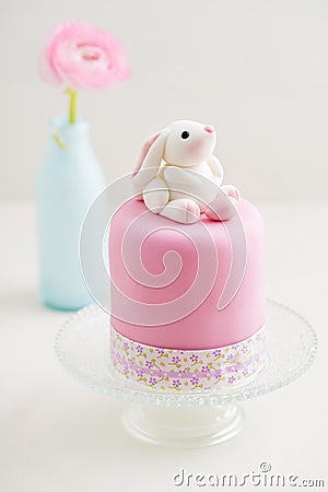 Easter bunny cake Stock Photo