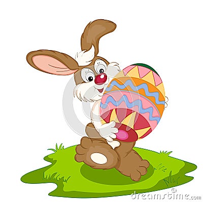 Easter bunny Vector Illustration