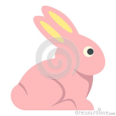 Easter bunny icon Vector Illustration