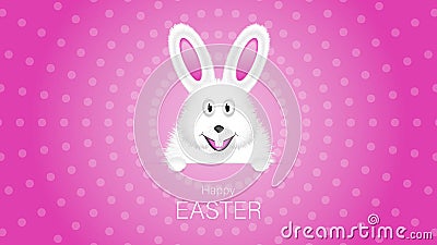 Easter bunny Vector Illustration