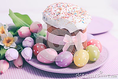 The Easter cake Stock Photo