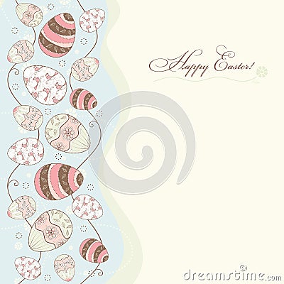 Easter card Vector Illustration