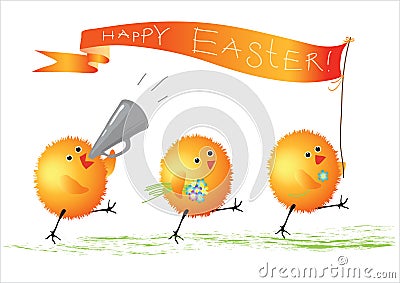 Easter card Vector Illustration