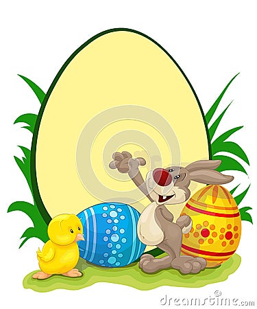 Easter card Stock Photo