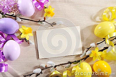 Easter card Stock Photo