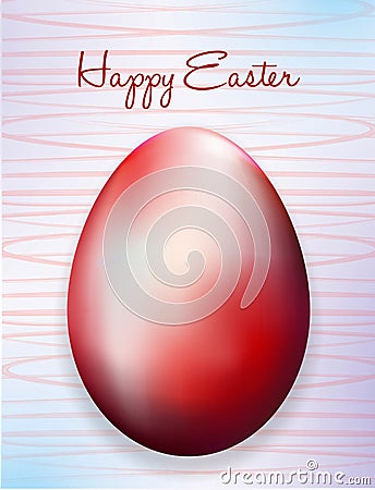 Easter card with Easter eggs Stock Photo