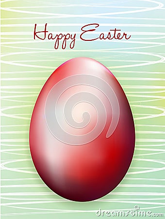 Easter card with Easter eggs Stock Photo