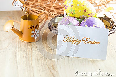 Easter Card Stock Photo