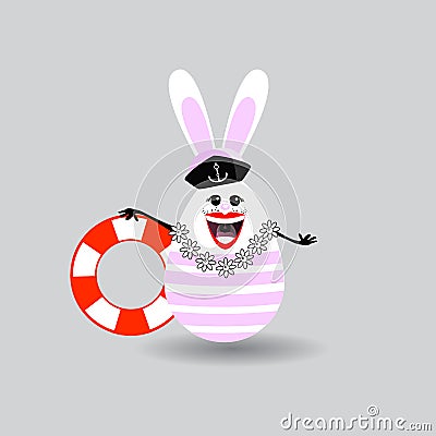 Easter cartoon illustration Cartoon Illustration