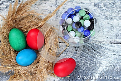 Easter Catholic Easter Sunday and Orthodox Easter Sunday Stock Photo