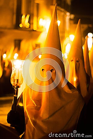 Easter catholic Spanish procession Editorial Stock Photo