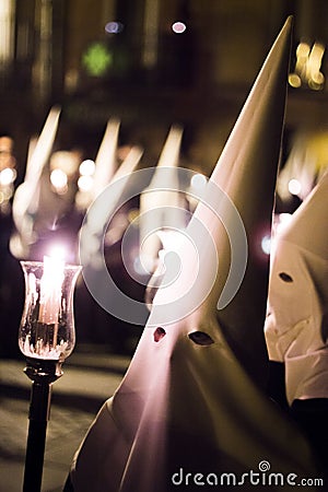 Easter catholic Spanish procession Editorial Stock Photo