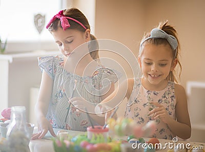 Easter is a children`s holiday Stock Photo