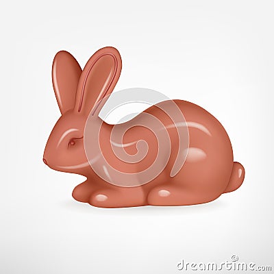 Easter chocolate Bunny 2 Vector Illustration
