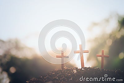 Easter , Christianity copyspace background. Stock Photo