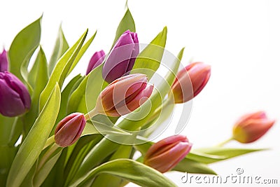 Easter colored tulip, spring Stock Photo