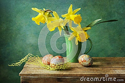 Easter composition Stock Photo