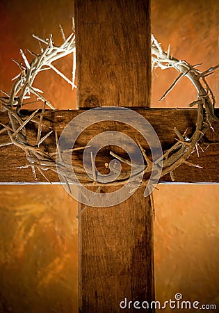 Easter cross Stock Photo