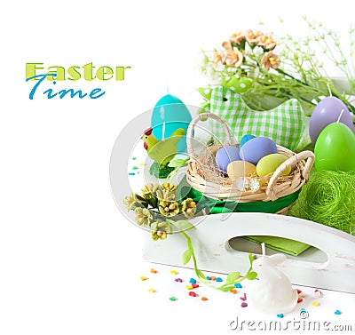 Easter decorations Stock Photo