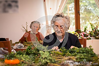 Easter decorations Stock Photo