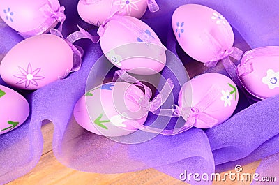 Easter decorative eggs Stock Photo