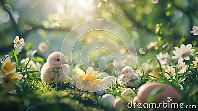 Easter Delights Celebrating Renewal and Rebirth, Stock Photo