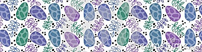 Easter dinosaur eggs seamless cartoon ribbons floral pattern for wrapping paper and kids and gifts box Stock Photo