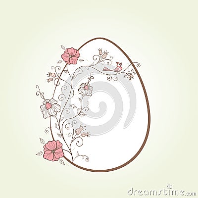 Easter egg Vector Illustration