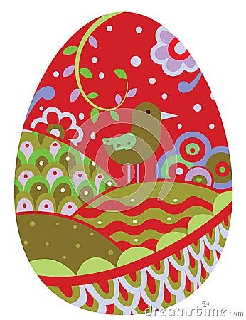 Easter egg Vector Illustration