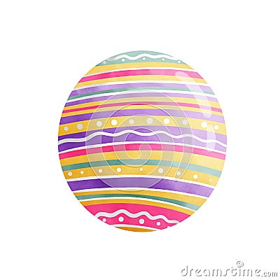 Easter Eggs Clipart Cartoon Illustration