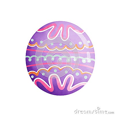 Easter Eggs Clipart Cartoon Illustration