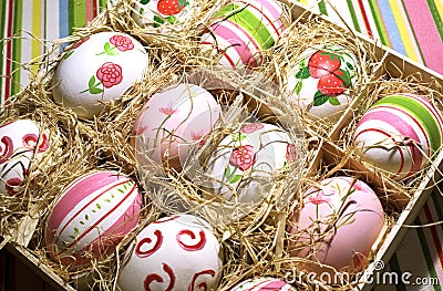 Easter Eggs Stock Photo