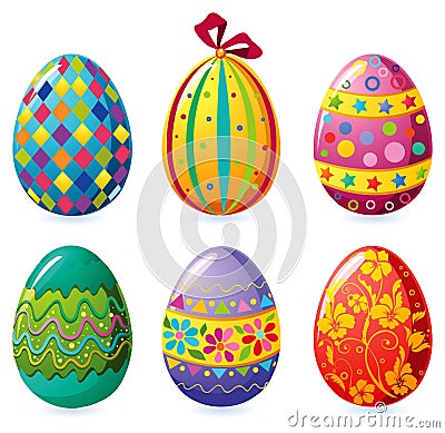 Easter eggs Vector Illustration