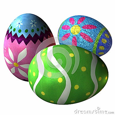 Easter Eggs Stock Photo