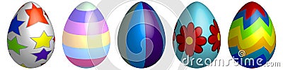 Easter Eggs Stock Photo