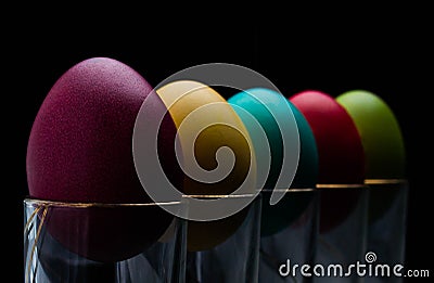 Easter Eggs celebration, color, decorative, design, group, holiday, objects, colorful Stock Photo