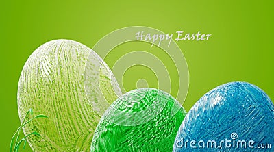 Easter eggs colorful Stock Photo