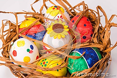 Easter eggs Stock Photo