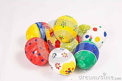 Easter Eggs Stock Photo