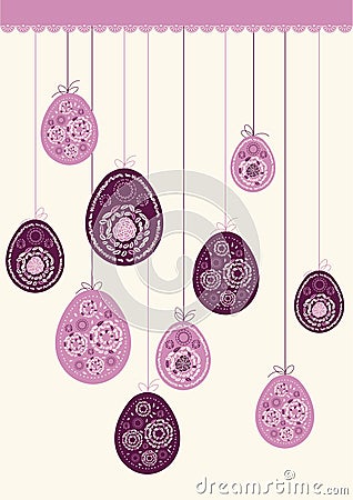 Easter eggs Vector Illustration