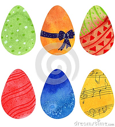 Easter eggs Stock Photo